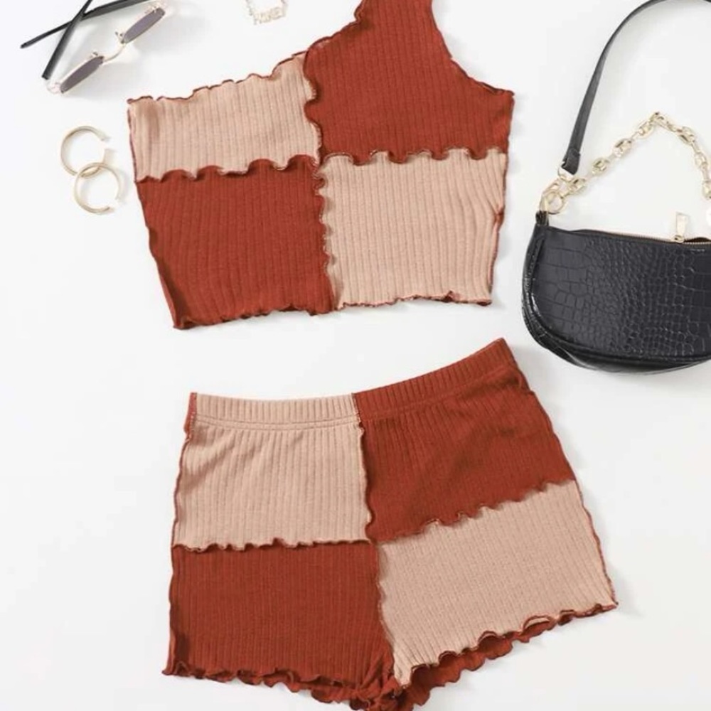 Crop top and shorts set